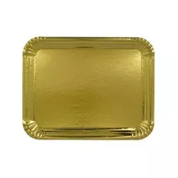 Plateaux doré 34x45 cm (lot de 3)