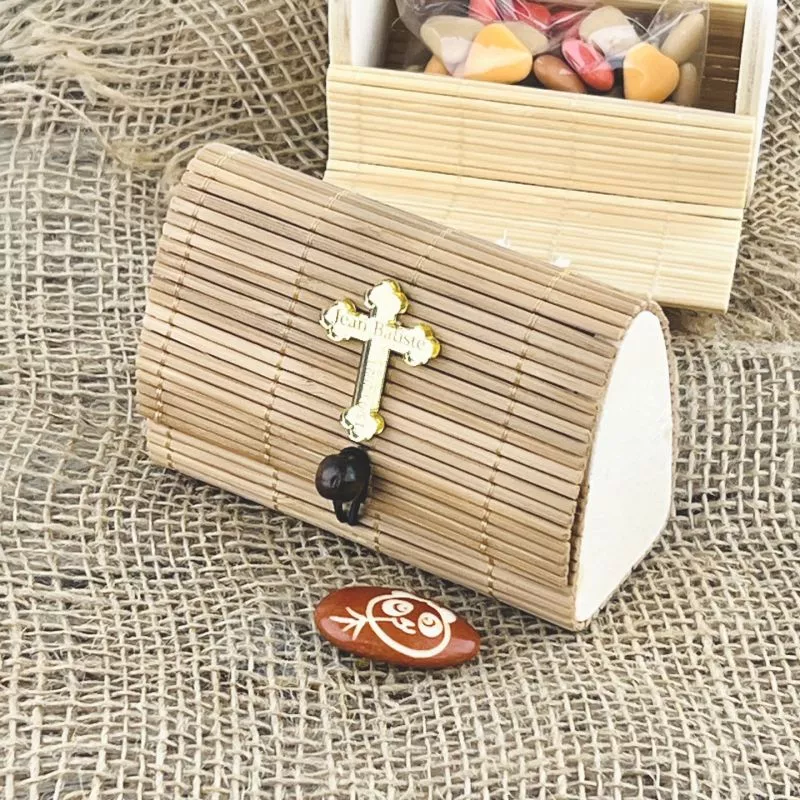 Boite bambou sac vintage naturel Boite bambou sac vintage naturel