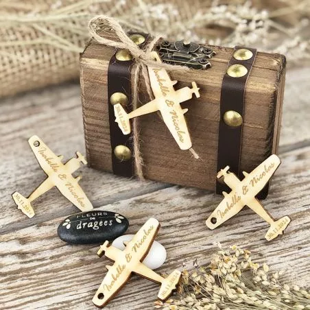 Étiquettes Avion en bois - (les 18) Étiquettes Avion en bois - (les 18)
