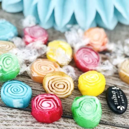 Bonbons Artisanal - Roller Spiral acidulés Bonbons Artisanal - Roller Spiral acidulés