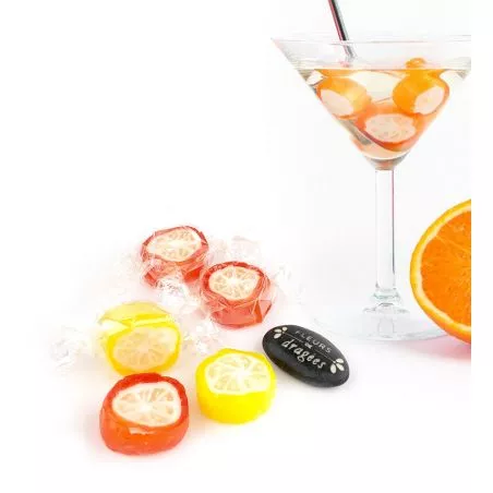 Bonbons artisanal - Roller Orange Citron acidulés Bonbons artisanal - Roller Orange Citron acidulés