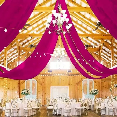 Tenture mariage DÉSTOCKAGE capacité PRO 100m-fushia Tenture mariage DÉSTOCKAGE capacité PRO 100m-fushia