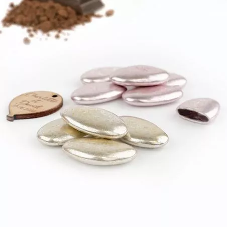 Dragées Chocolat 72% Métallique "arrivage" Dragées Chocolat 72% Métallique "arrivage"