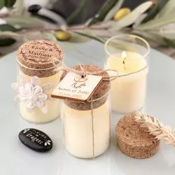 Eprouvette bougie parfumée Personnalisée