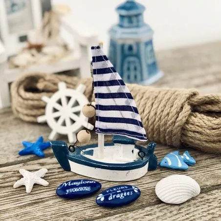 Petit bateau Chaloupe - cadeau d'invité Petit bateau Chaloupe - cadeau d'invité