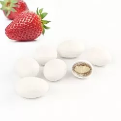 Dragées Tendre Blanche saveur Fraise 1kg